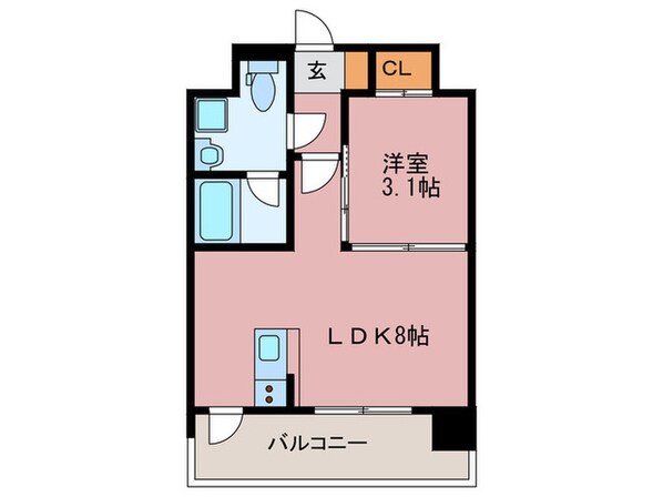 ドゥーエ赤坂(520)の物件間取画像